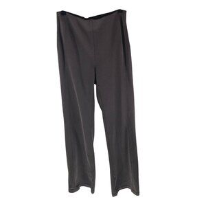 Lululemon Womens Ribbed Softstreme Flared Pants Size 8 Brown Pull On Stretch